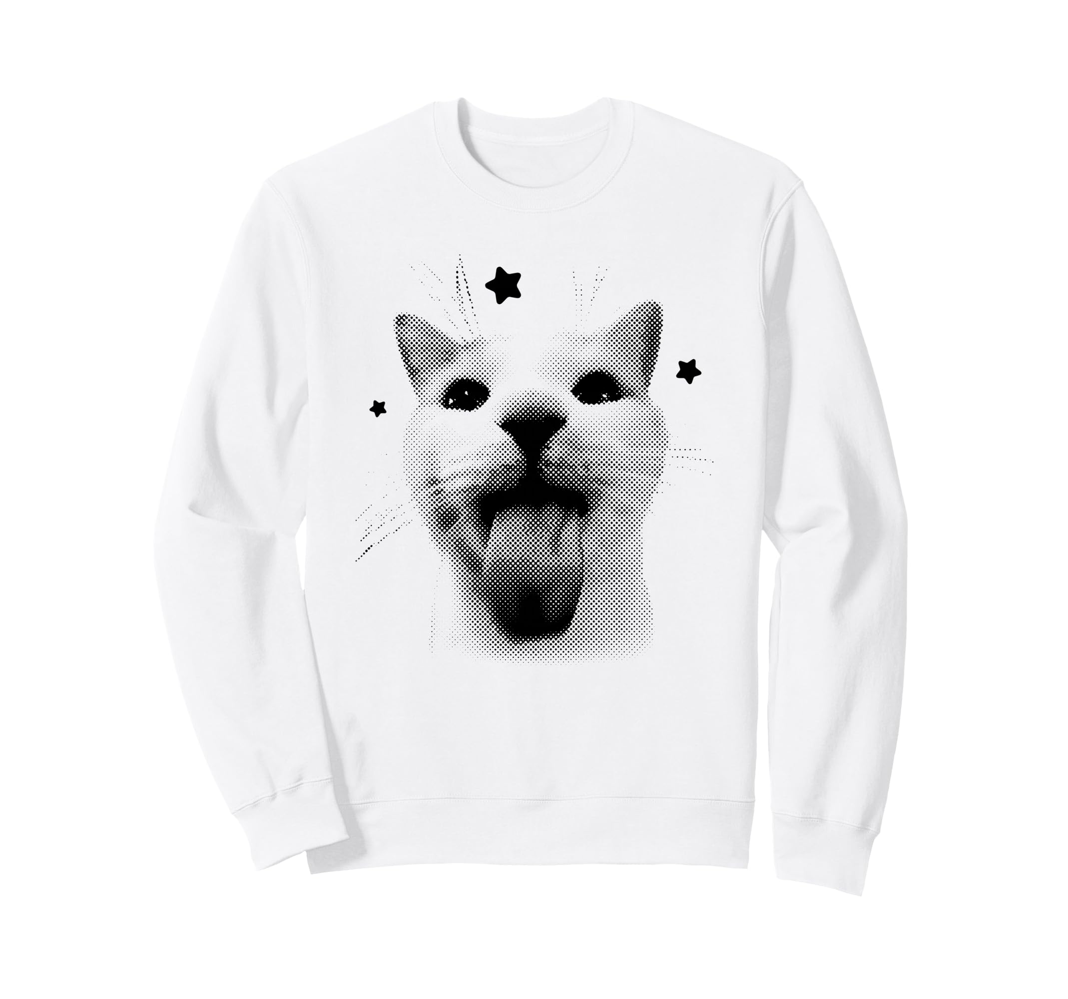 Funny Y2K Cat Meme Silly Cats Cats Sweatshirt - Novelty Apparel Men Women - T-Shirt, Sweatshirt, Hoodie