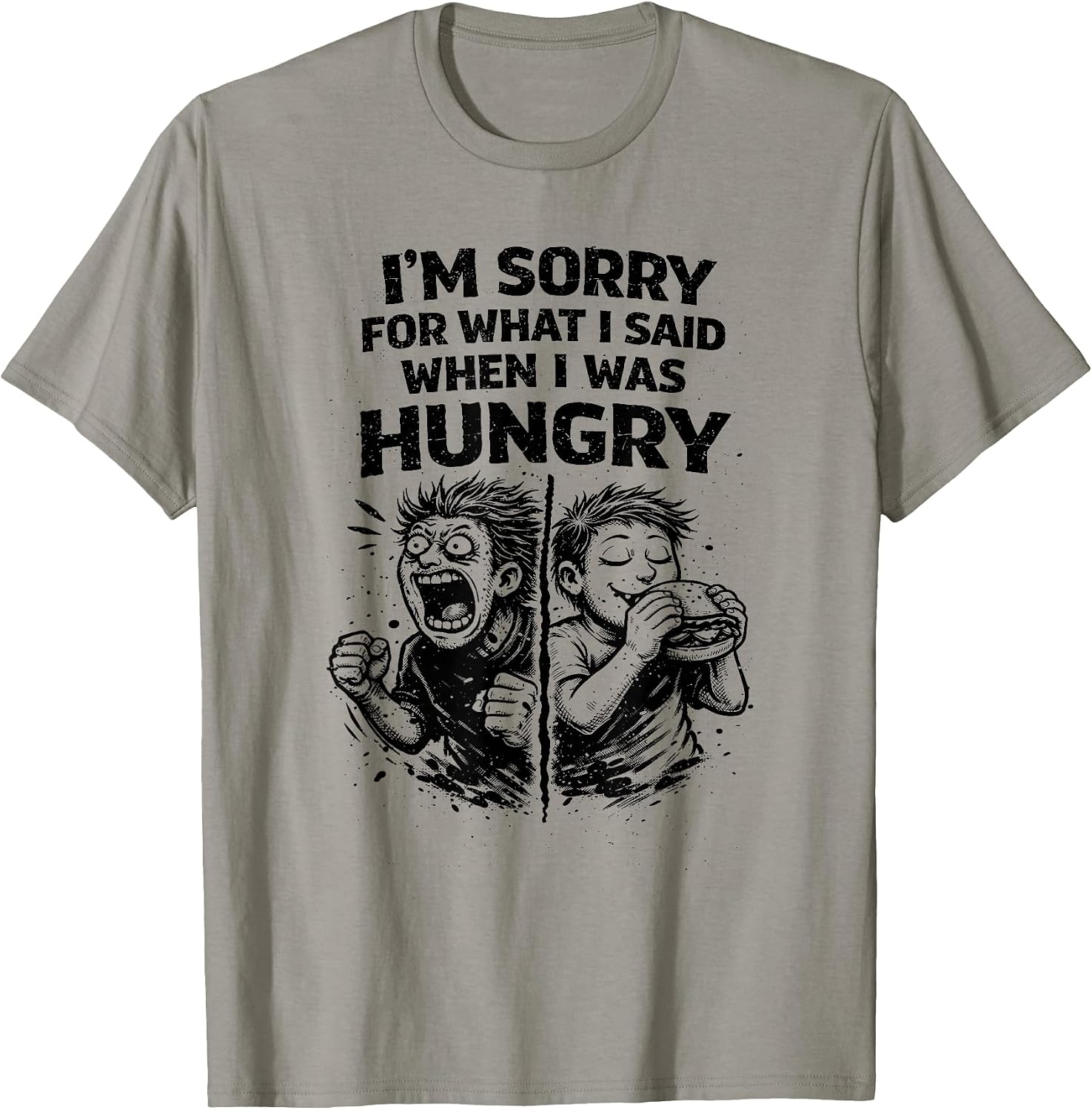 Hangry Mood Merch - Adult & Kids T-Shirts, Sweatshirts & Hoodies apparel design preview 1