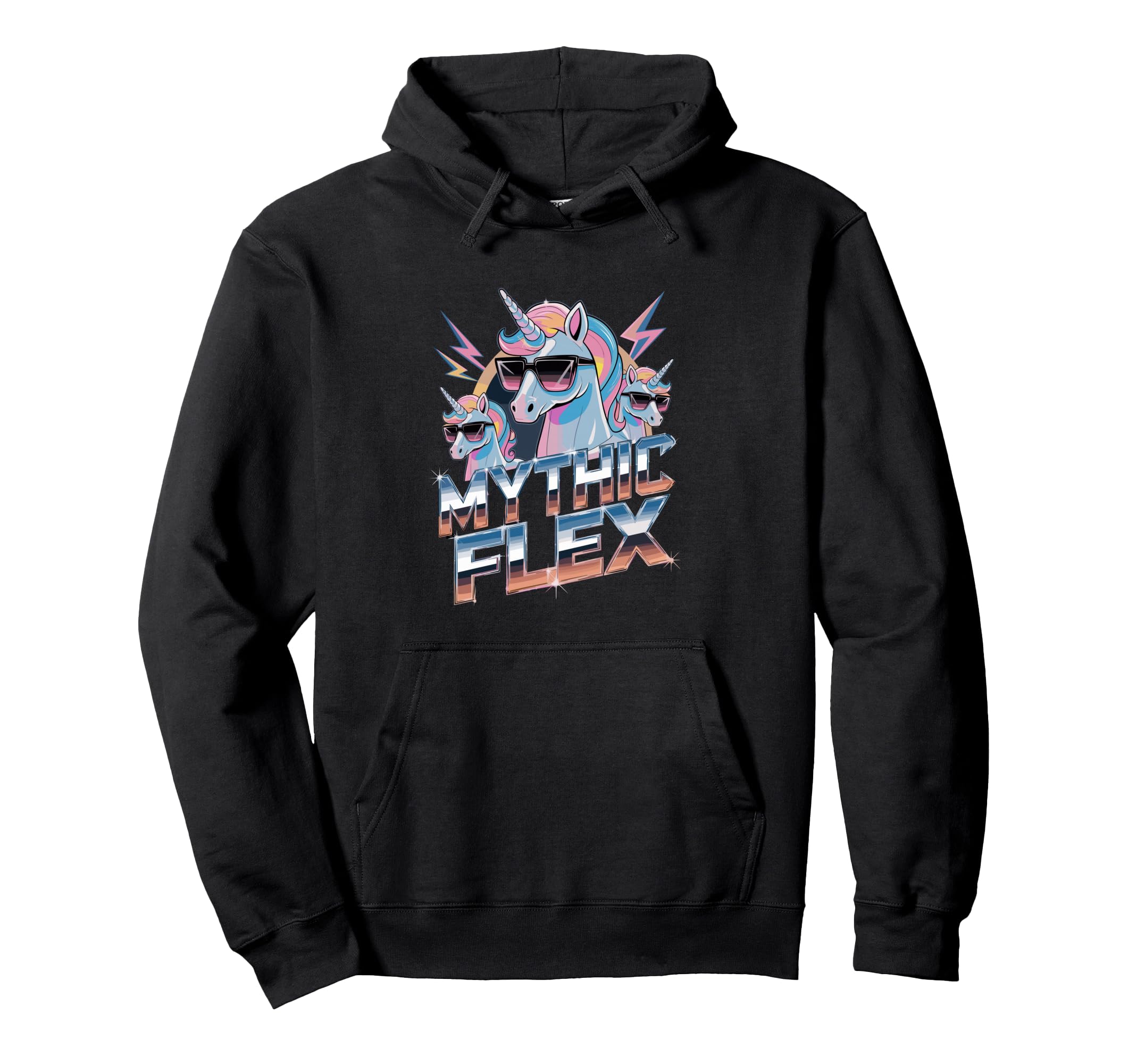 Mythic Unicorn Aesthetic Hoodie - Graphic Print Unisex - T-Shirt, Sweatshirt, Hoodie