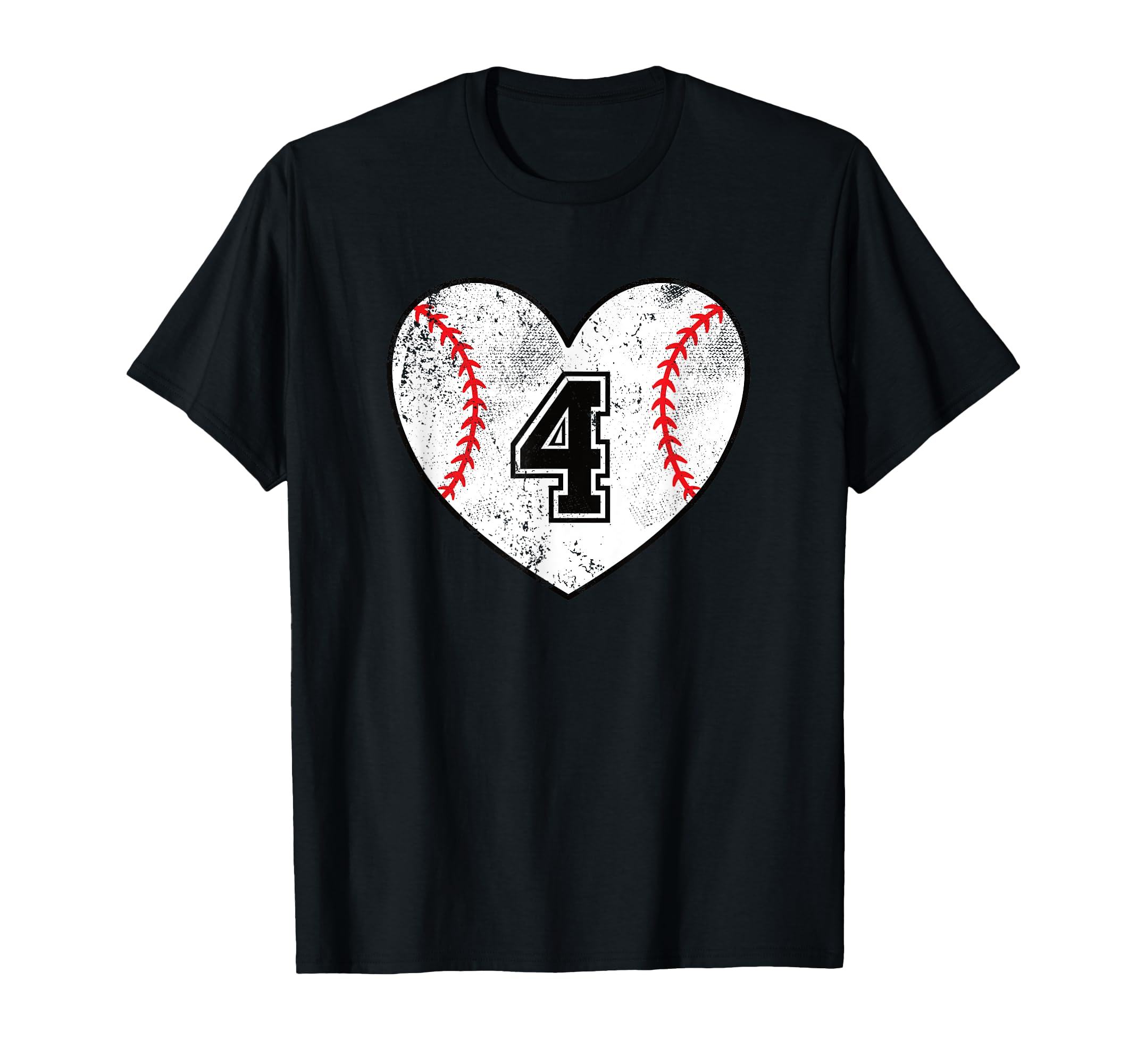 Baseball Heart Player 4 Baseball Mom T-Shirt - Aesthetic Graphic Men Women - T-Shirt, Sweatshirt, Hoodie