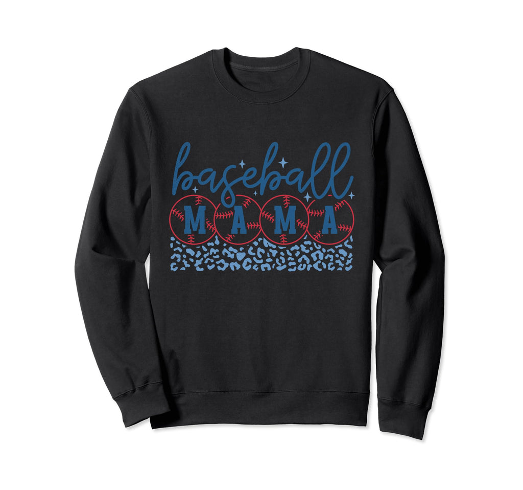 Baseball Mama Sweatshirt - Custom Art Print Men Women - T-Shirt, Sweatshirt, Hoodie