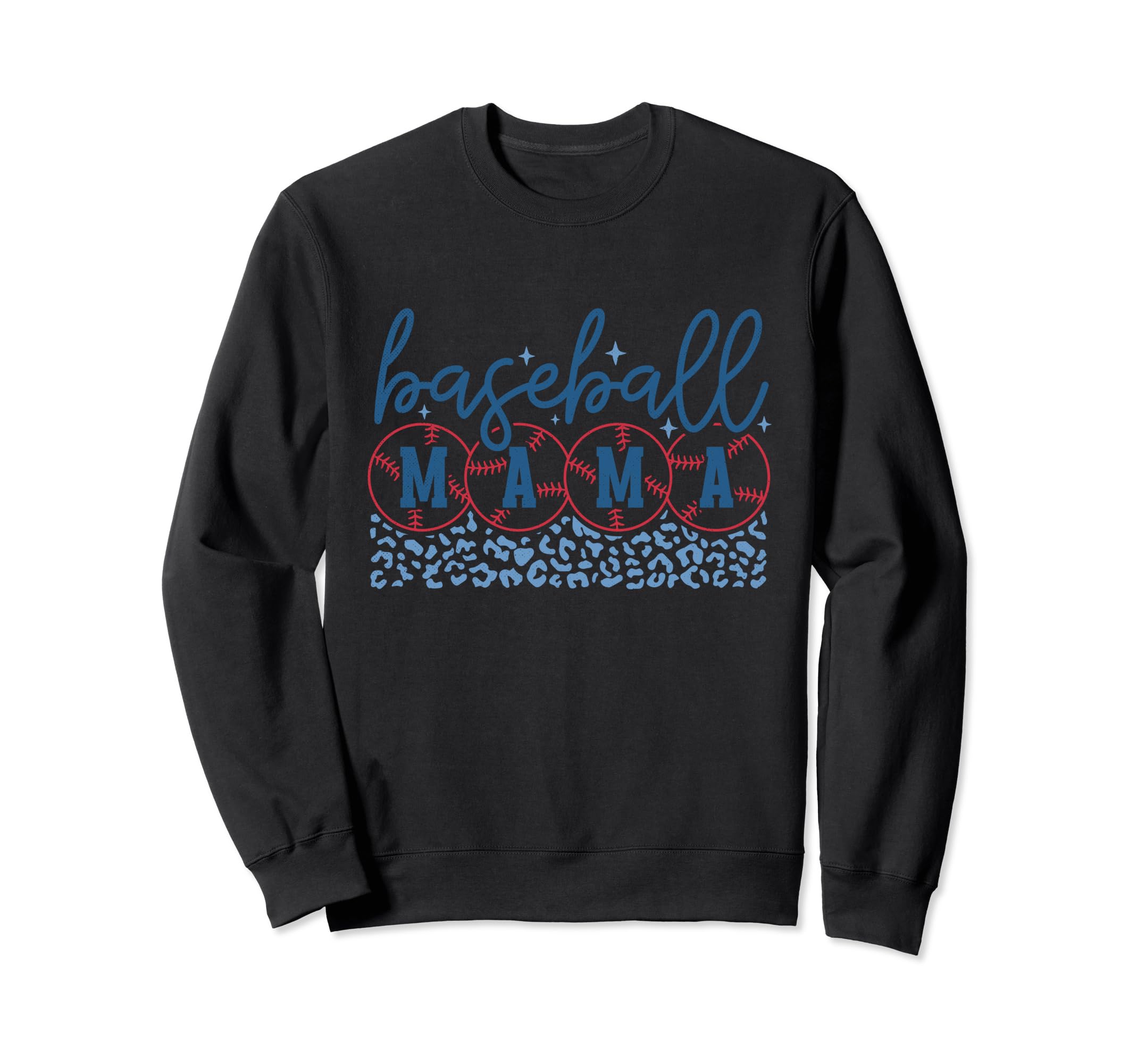 Baseball Mama Sweatshirt - Custom Art Print Men Women - T-Shirt, Sweatshirt, Hoodie