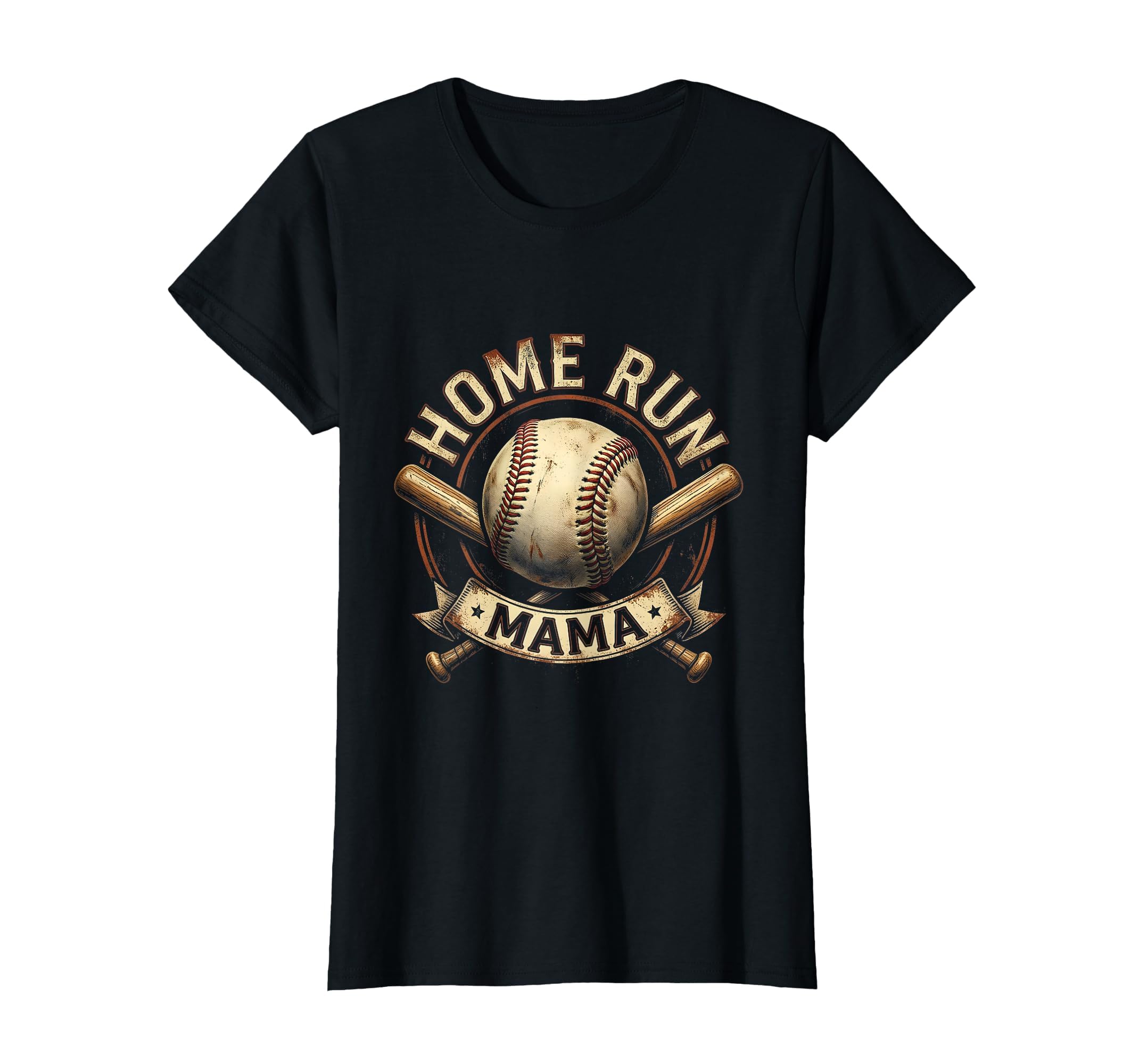 Home Run Mama Baseball Mom T-Shirt - Fun Novelty Design for Adults - T-Shirt, Sweatshirt, Hoodie