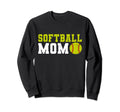 Softball Mom Baseball Love Sweatshirt - Aesthetic Graphic Men Women - T-Shirt, Sweatshirt, Hoodie