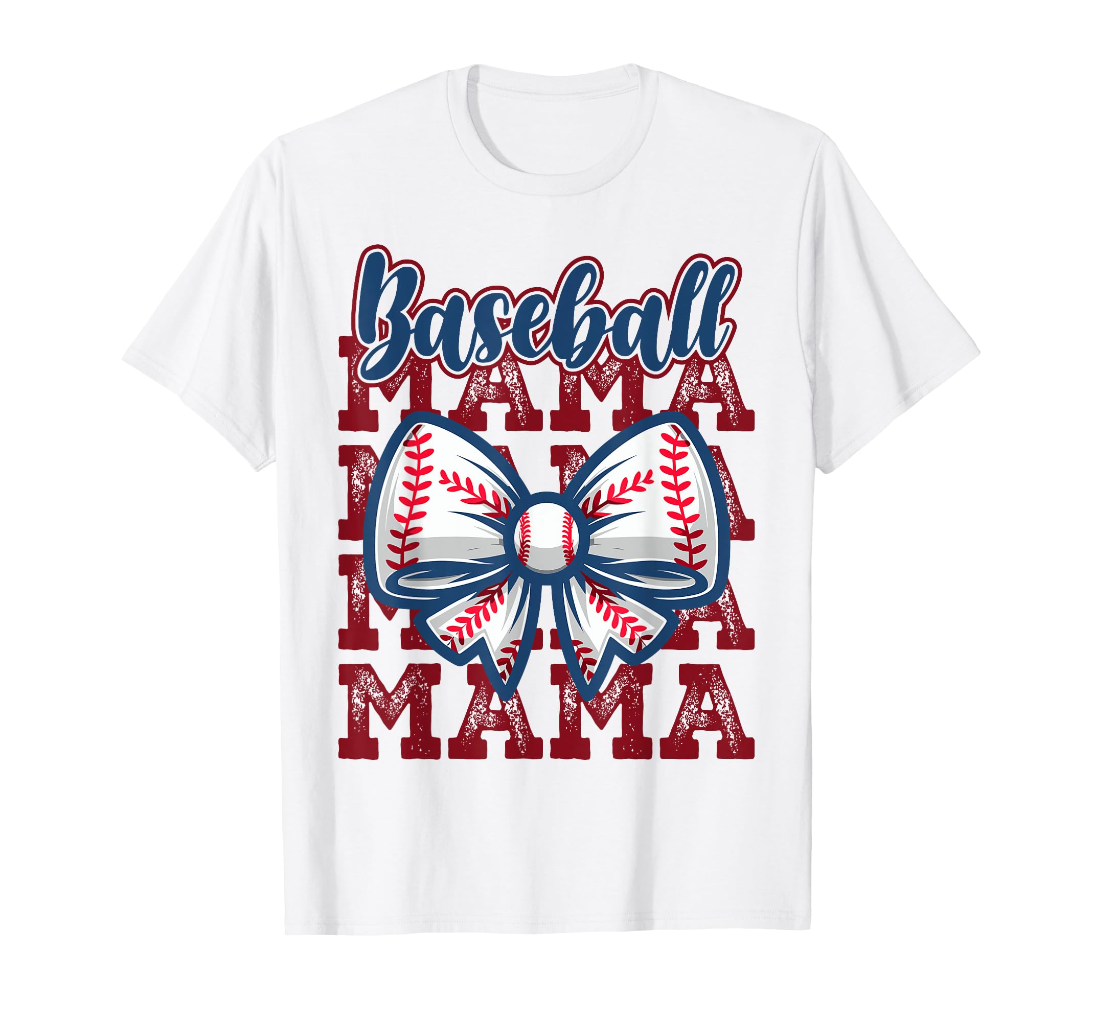 Baseball Mama Coquette Bow Mothers T-Shirt - Aesthetic Graphic Men Women - T-Shirt, Sweatshirt, Hoodie