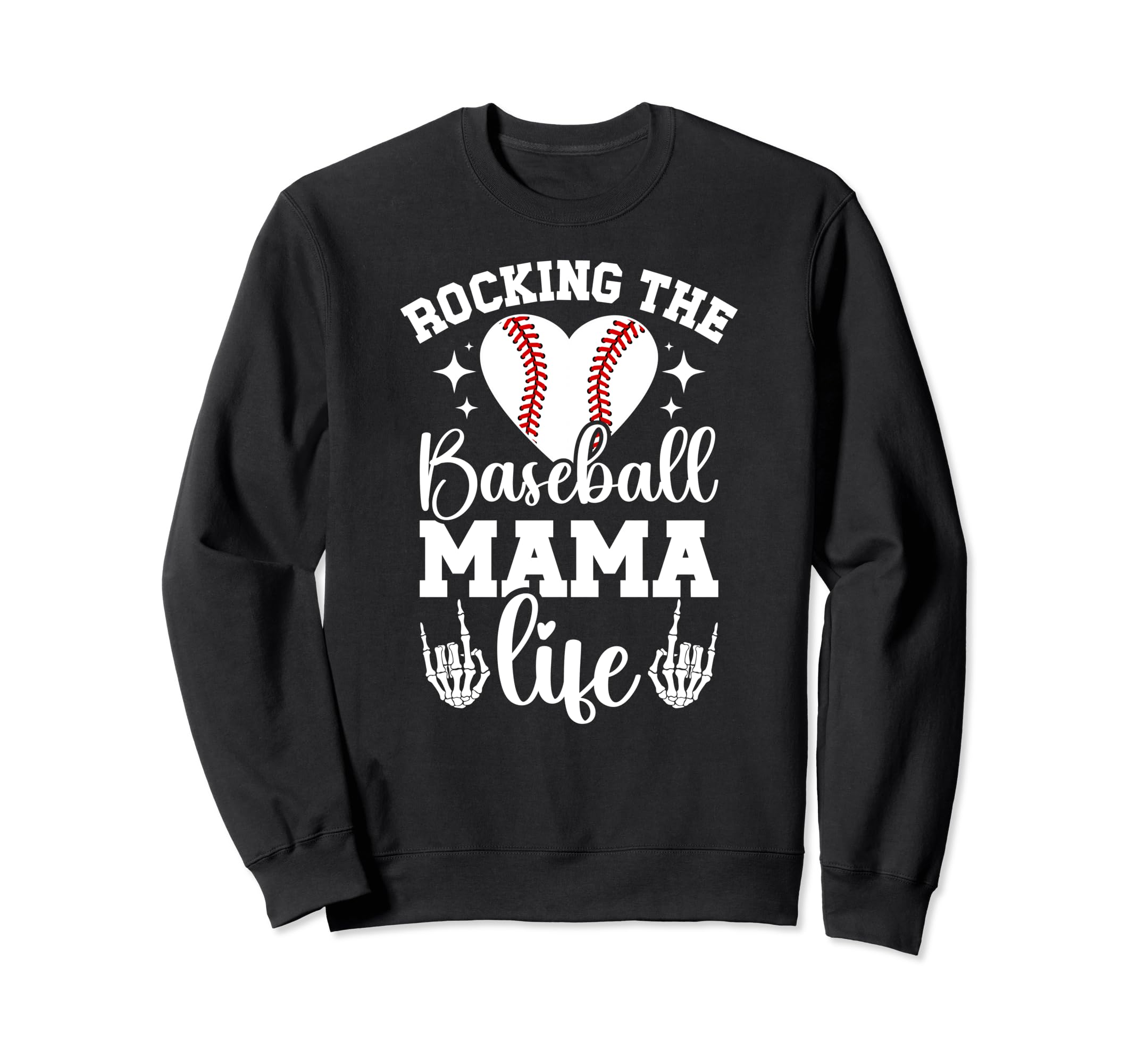 Baseball Mama Life Baseball Mom Sweatshirt - Aesthetic Graphic Men Women - T-Shirt, Sweatshirt, Hoodie