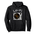 Lo Fi Vinyl Record Player Hoodie - Unique Graphic Men Women - T-Shirt, Sweatshirt, Hoodie