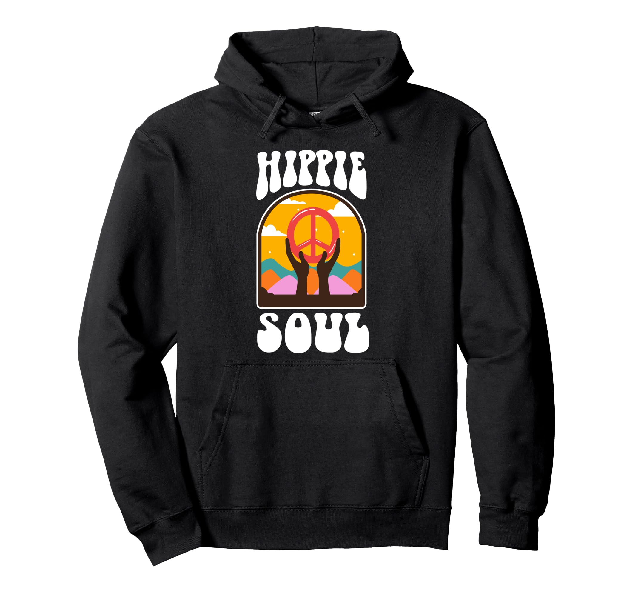 Groovy Hippie Music Peace Love 70S T-Shirt - Aesthetic Graphic for Adults - T-Shirt, Sweatshirt, Hoodie
