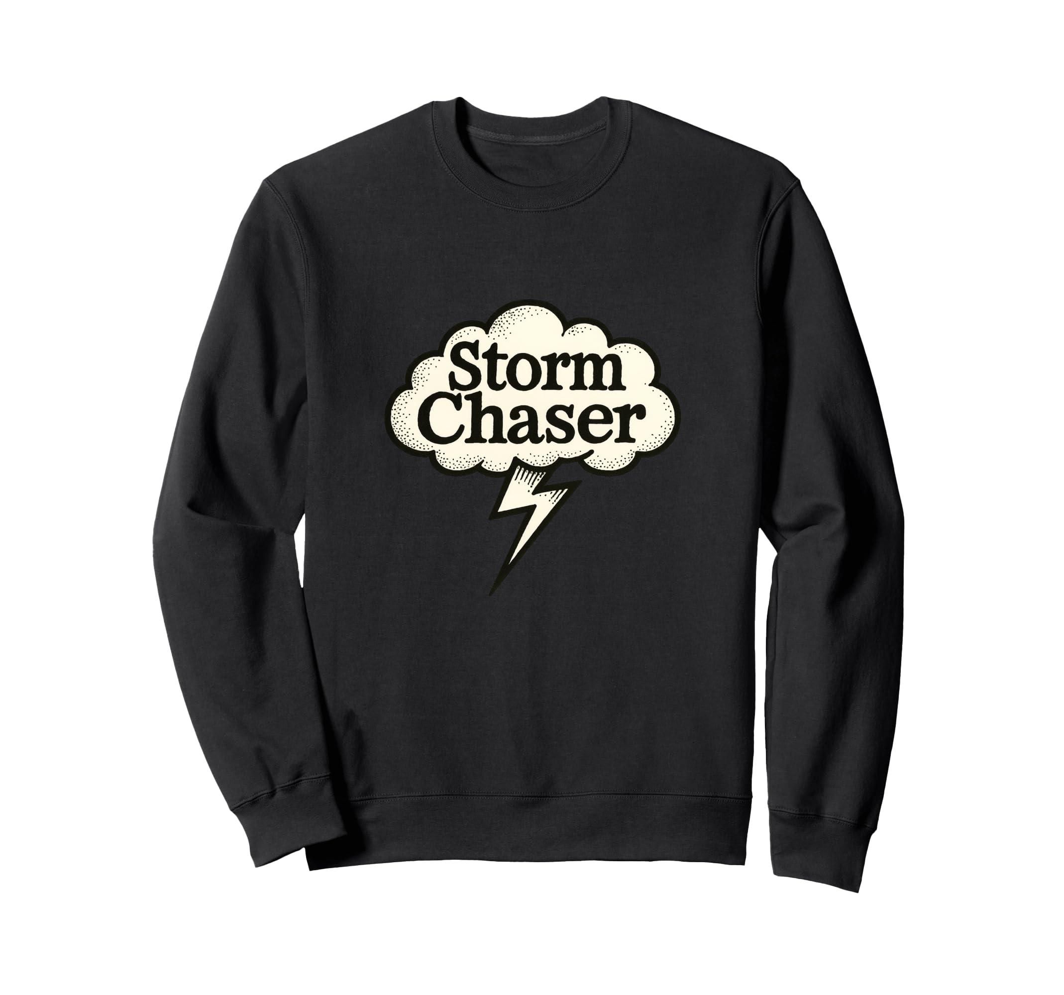 Storm Chaser Illustration Lightening Sweatshirt - Streetwear Style Unisex - T-Shirt, Sweatshirt, Hoodie