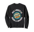 God Music Cassette Tape Boombox Faith Sweatshirt - Graphic Print Unisex - T-Shirt, Sweatshirt, Hoodie