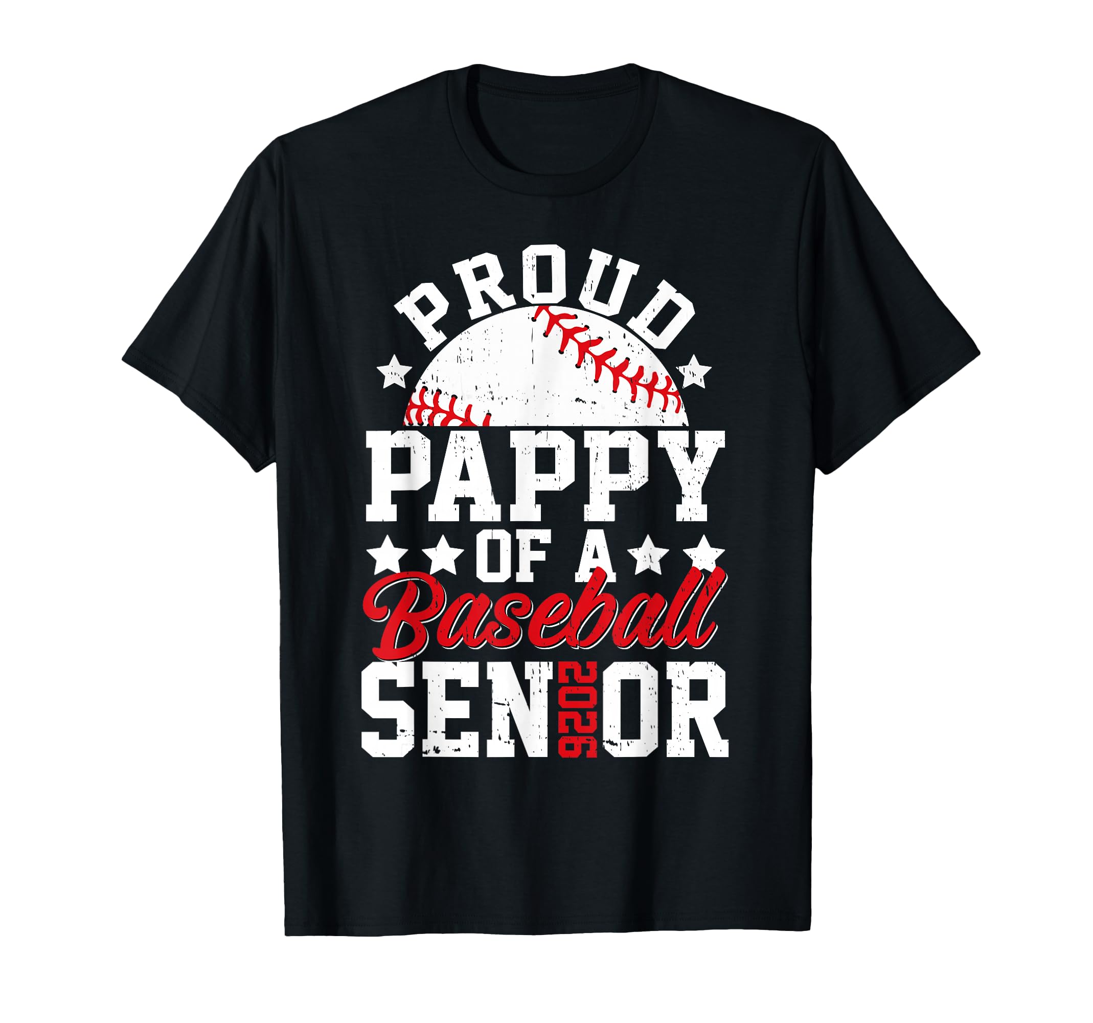 Proud Pappy 2026 Senior Baseball T-Shirt - Minimalist Print Men Women - T-Shirt, Sweatshirt, Hoodie