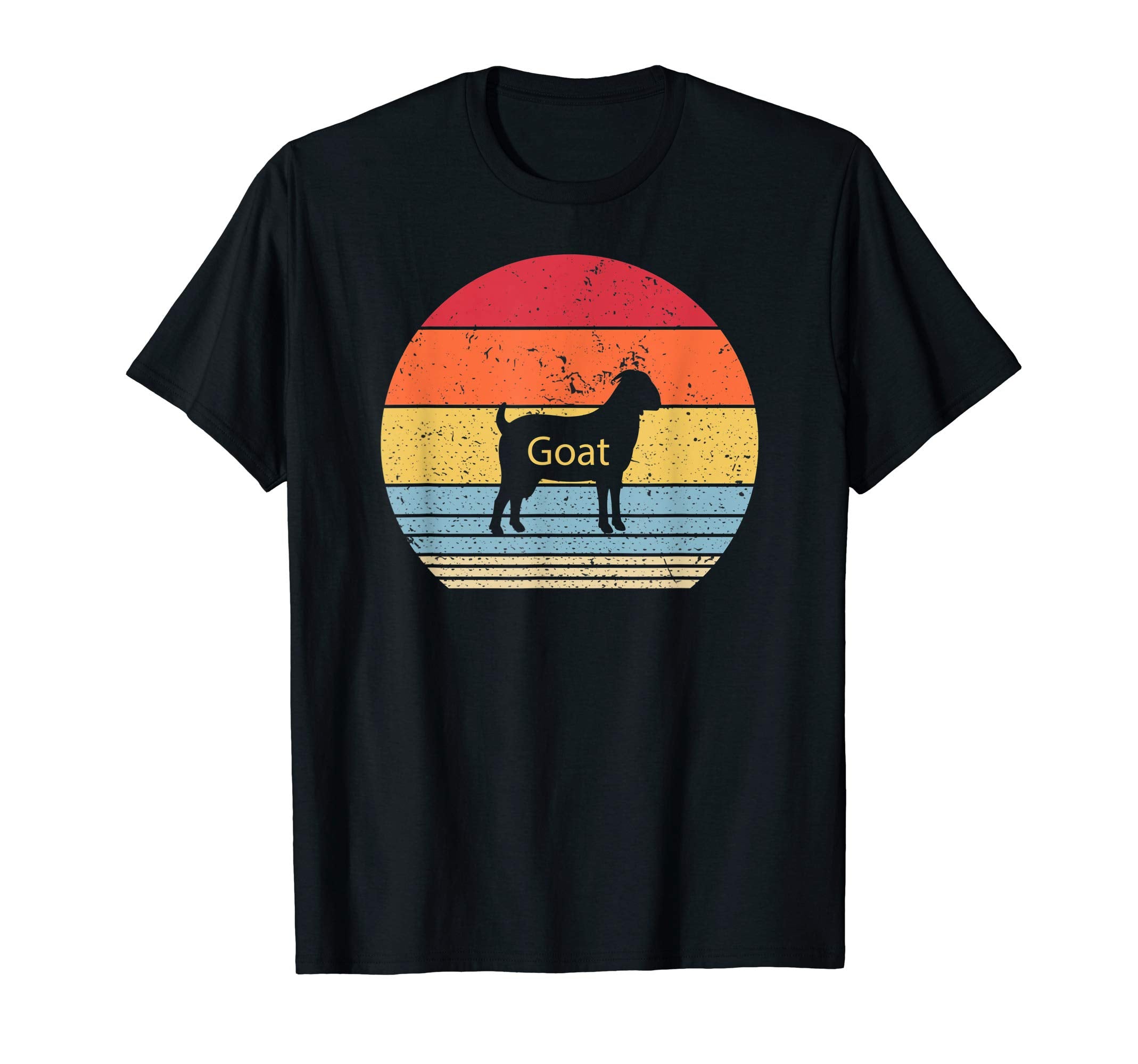 Goats Farmer Animal Sunset Gift T-Shirt - Minimalist Print Men Women - T-Shirt, Sweatshirt, Hoodie