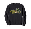 Distressed Motorcycle Sweatshirt - Unique Graphic Unisex - T-Shirt, Sweatshirt, Hoodie