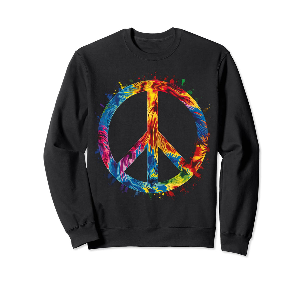 Peace Peace Sign 70S Groovy Love Sweatshirt - Unique Graphic for Adults - T-Shirt, Sweatshirt, Hoodie