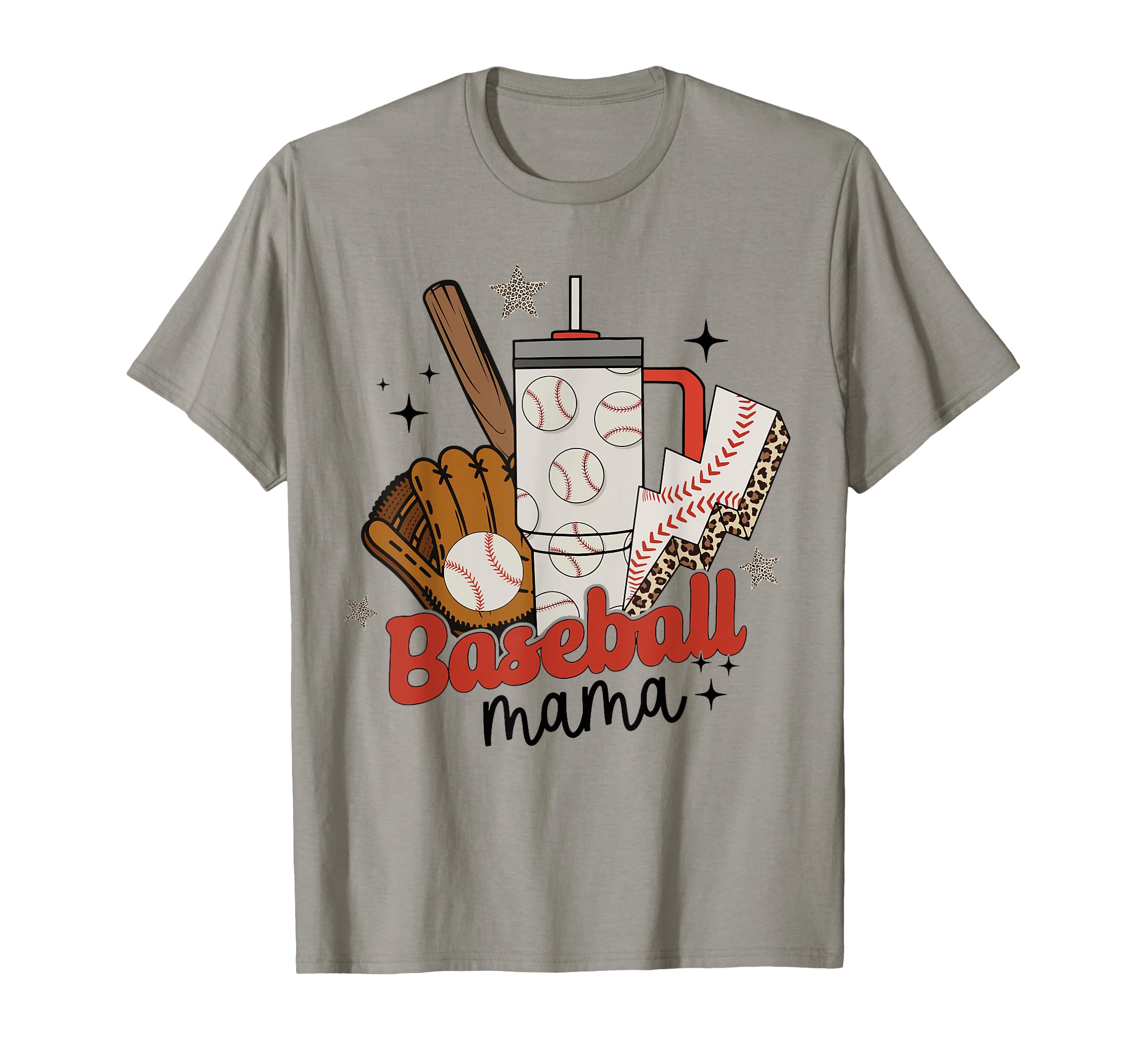 Baseball Mama Game Day Vibes Mothers T-Shirt - Minimalist Print for Adults - T-Shirt, Sweatshirt, Hoodie