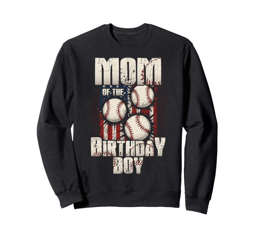 Mom Birthday Matching Baseball Sweatshirt - Aesthetic Graphic Men Women - T-Shirt, Sweatshirt, Hoodie