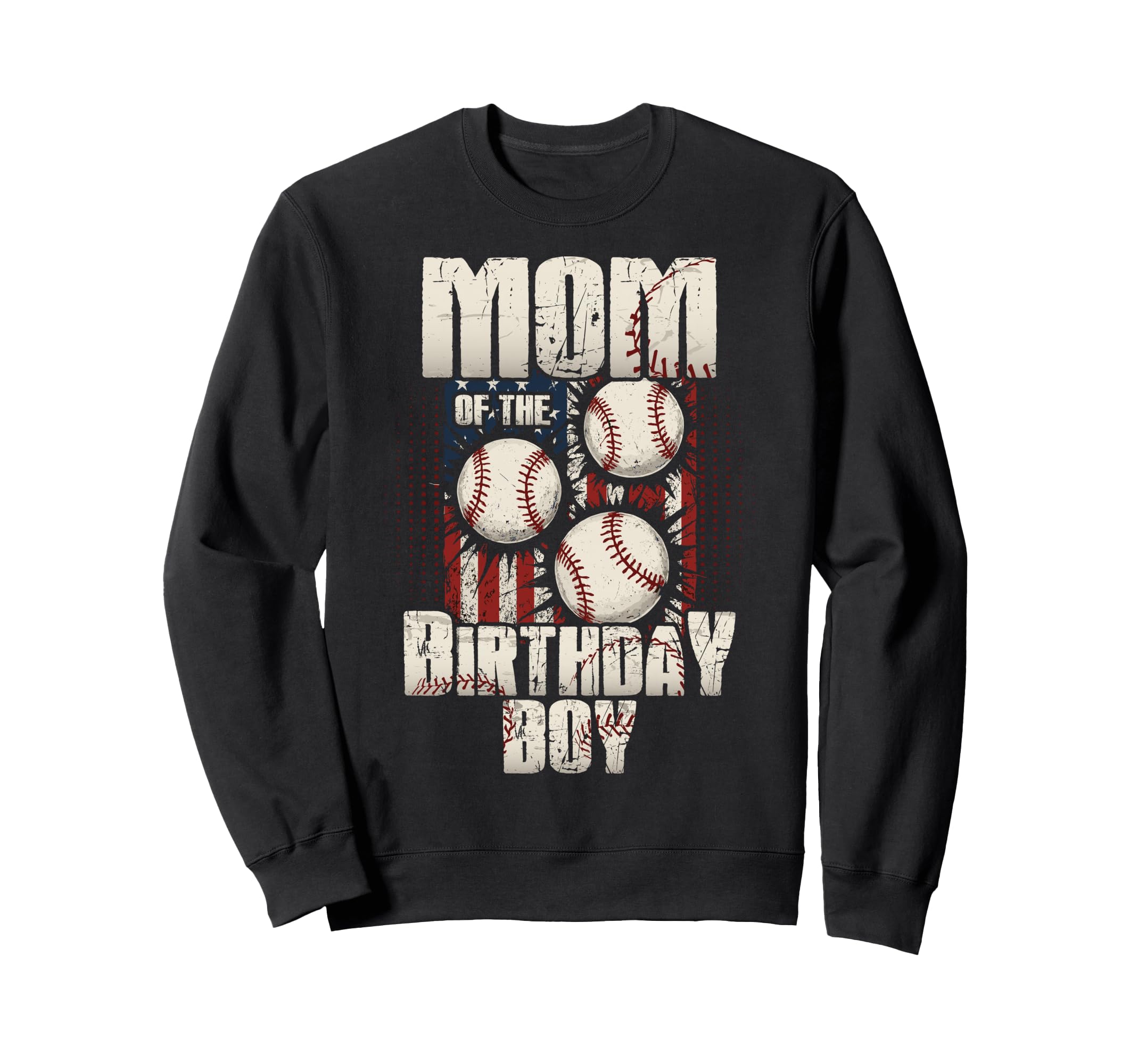 Mom Birthday Matching Baseball Sweatshirt - Aesthetic Graphic Men Women - T-Shirt, Sweatshirt, Hoodie