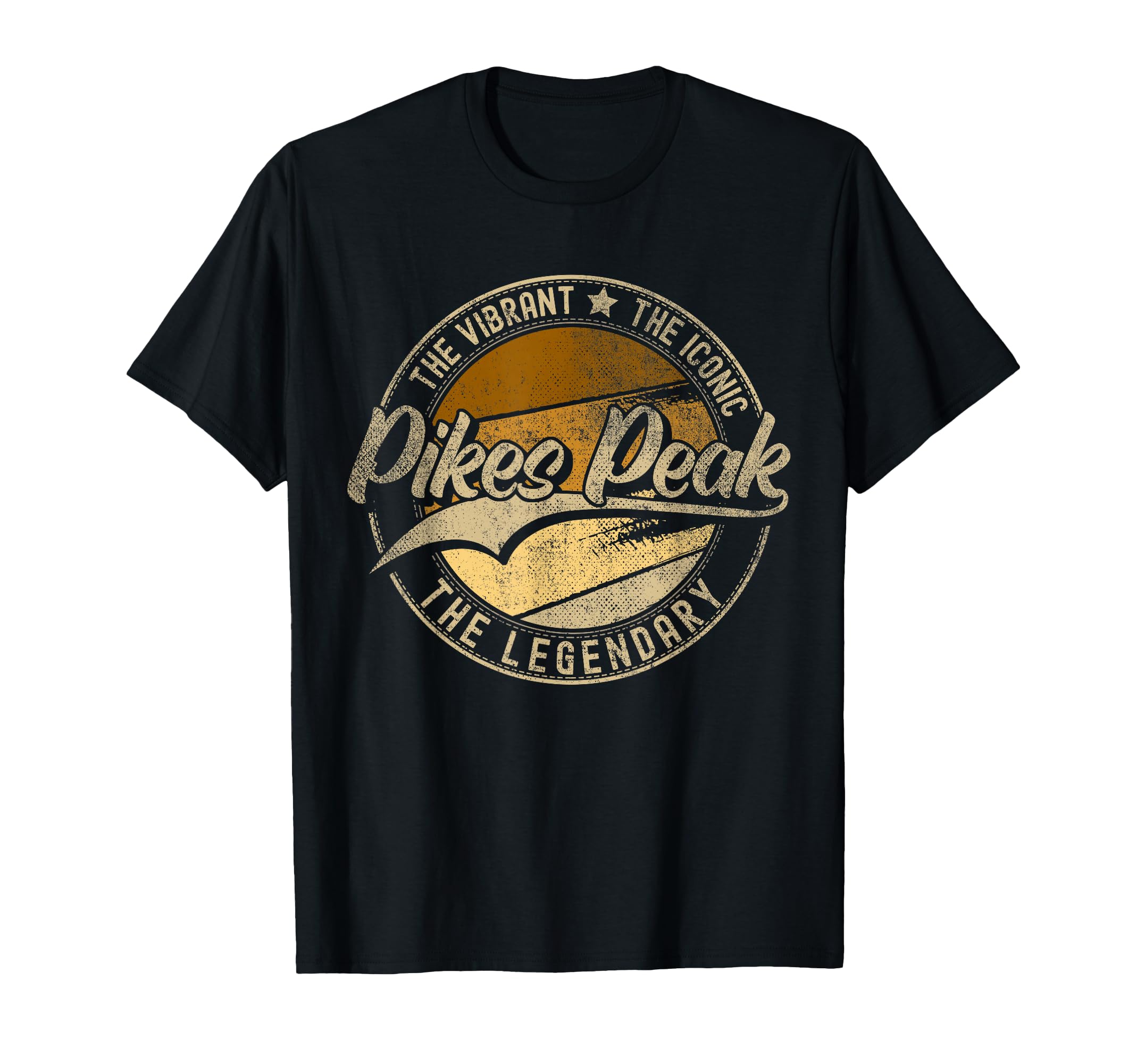 Pikes Peak Co Colorado Distressed T-Shirt - Trendy Graphic Men Women - T-Shirt, Sweatshirt, Hoodie
