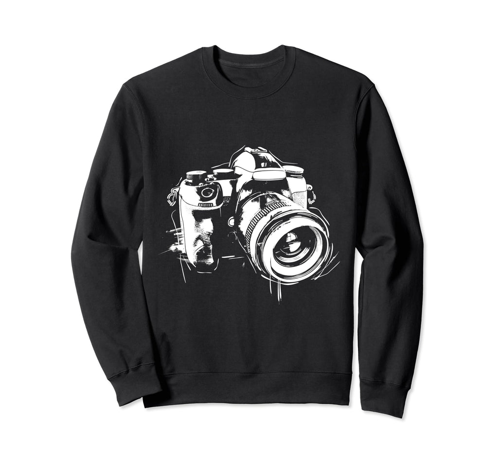 Camera Photography Watercolor Art Sweatshirt - Graphic Print Unisex - T-Shirt, Sweatshirt, Hoodie