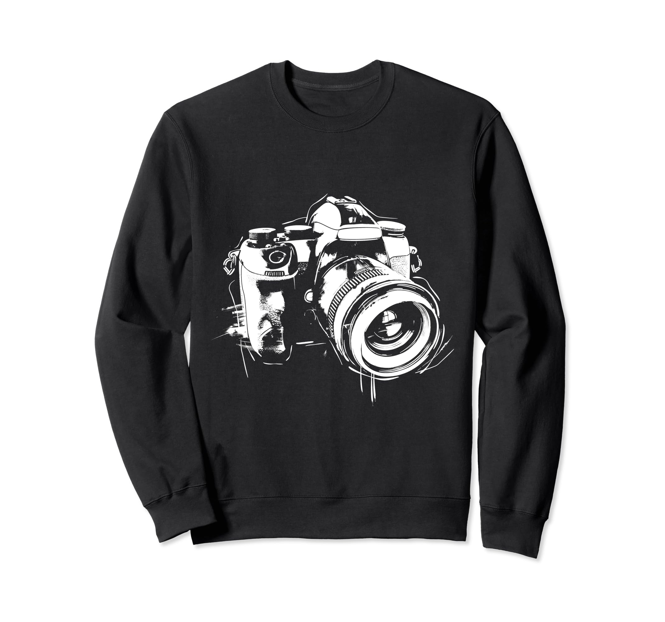 Camera Photography Watercolor Art Sweatshirt - Graphic Print Unisex - T-Shirt, Sweatshirt, Hoodie