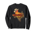 Bowser Texas Cowboy Hat Desert Sweatshirt - Aesthetic Graphic Unisex - T-Shirt, Sweatshirt, Hoodie