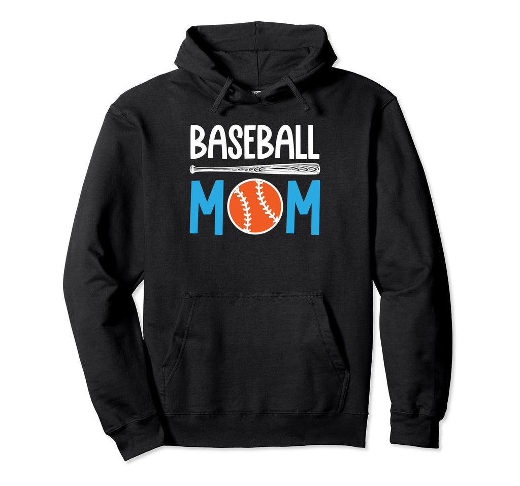 Baseball Mom Leopard Baseball Mama Mothers Hoodie - Trendy Graphic Unisex - T-Shirt, Sweatshirt, Hoodie