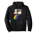 Instant Camera Rainbow Tongue Lgbt Gay Hoodie - Trendy Graphic Unisex - T-Shirt, Sweatshirt, Hoodie