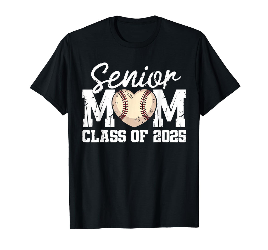 Baseball Senior Mom Class 2025 Graduate T-Shirt - Custom Art Print Unisex - T-Shirt, Sweatshirt, Hoodie