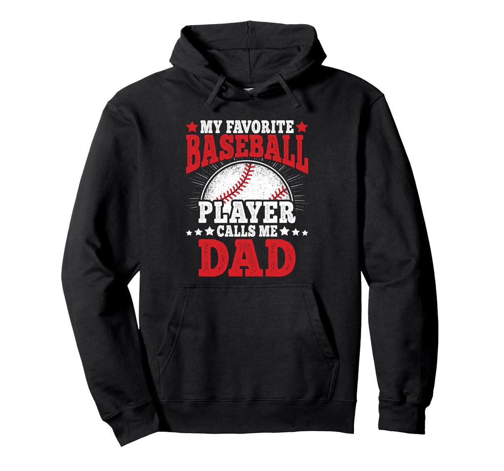 My Favorite Baseball Player Calls Me Hoodie - Minimalist Print for Adults - T-Shirt, Sweatshirt, Hoodie