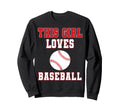 This Loves Baseball Baseball Sweatshirt - Fun Novelty Design Men Women - T-Shirt, Sweatshirt, Hoodie