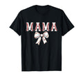 Baseball Mom Bow Baseball Mama Bow T-Shirt - Aesthetic Graphic Unisex - T-Shirt, Sweatshirt, Hoodie