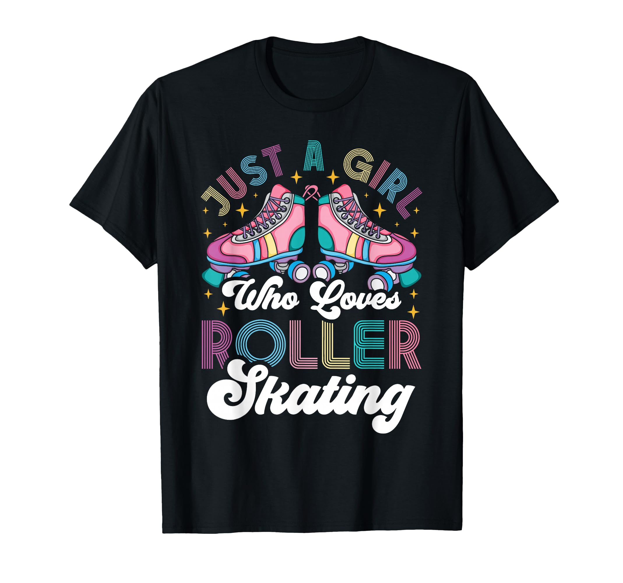Roller Skating Skate 1970S Just Who T-Shirt - Aesthetic Graphic Men Women - T-Shirt, Sweatshirt, Hoodie