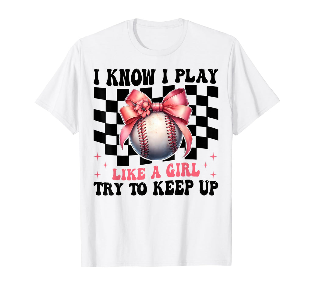 Baseball Mom Mama Coquette I Know I T-Shirt - Aesthetic Graphic Unisex - T-Shirt, Sweatshirt, Hoodie