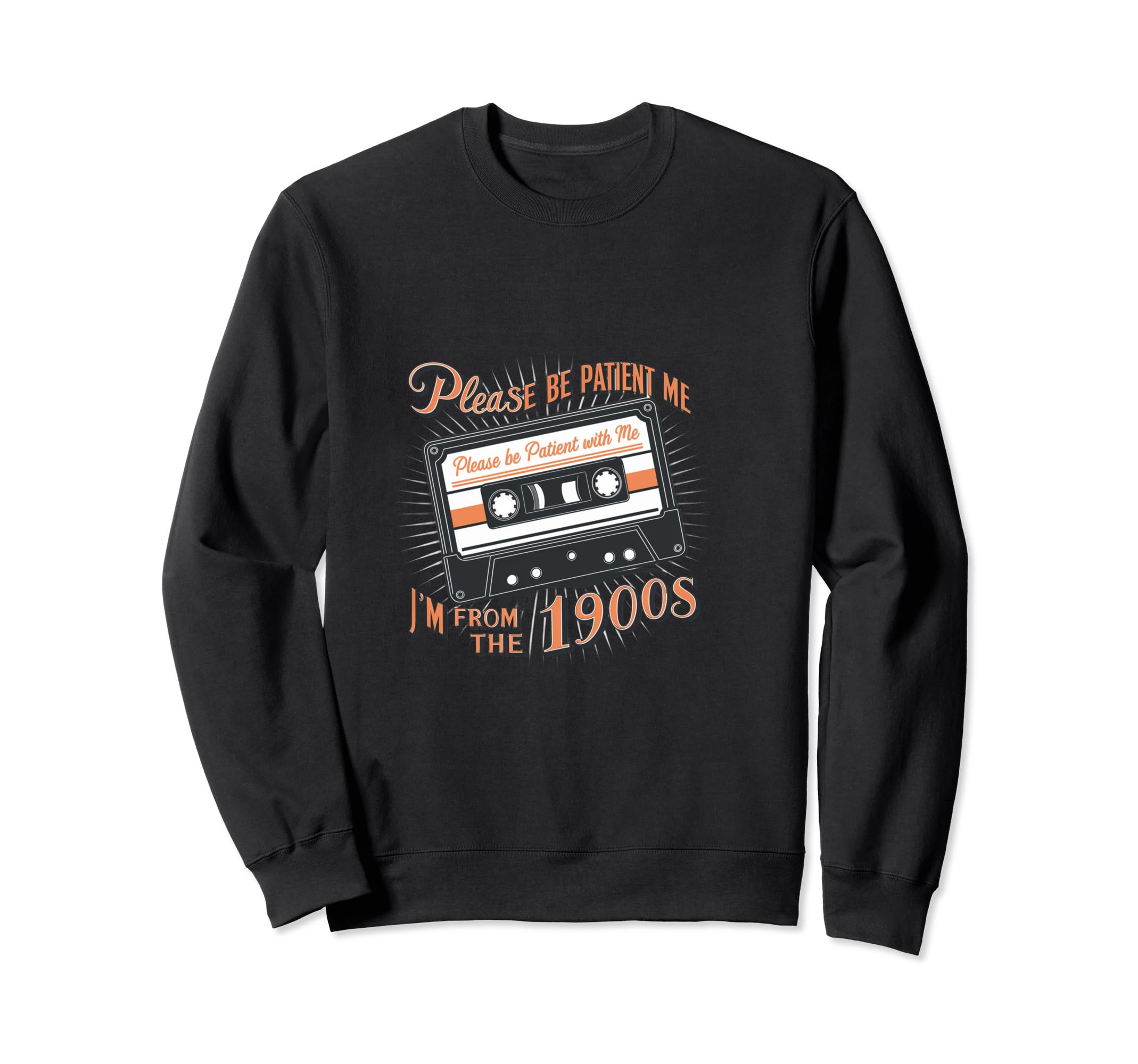 Funny Cassette Tape Boomer Sweatshirt - Minimalist Print Men Women - T-Shirt, Sweatshirt, Hoodie