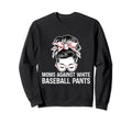Funny Moms Against White Baseball Sweatshirt - Unique Graphic for Adults - T-Shirt, Sweatshirt, Hoodie