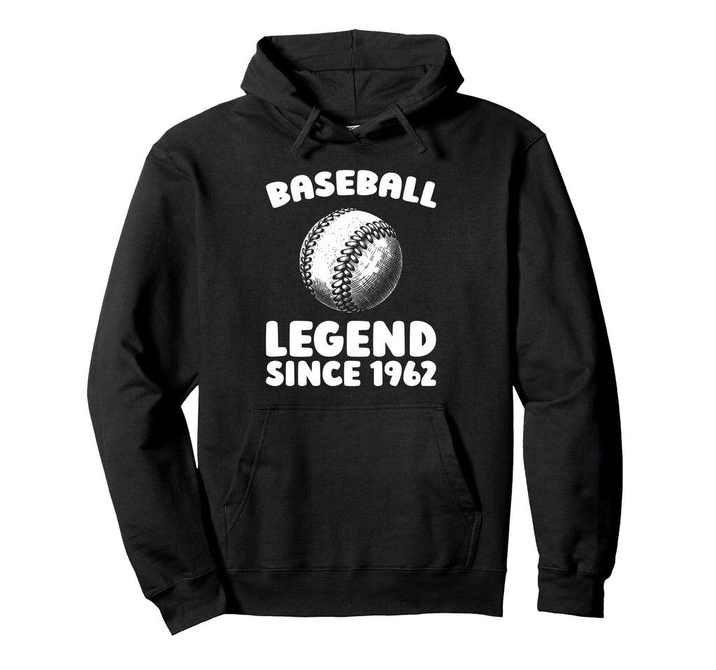 Born 1962 Baseball Sport Team Player Hoodie - Graphic Print Men Women - T-Shirt, Sweatshirt, Hoodie