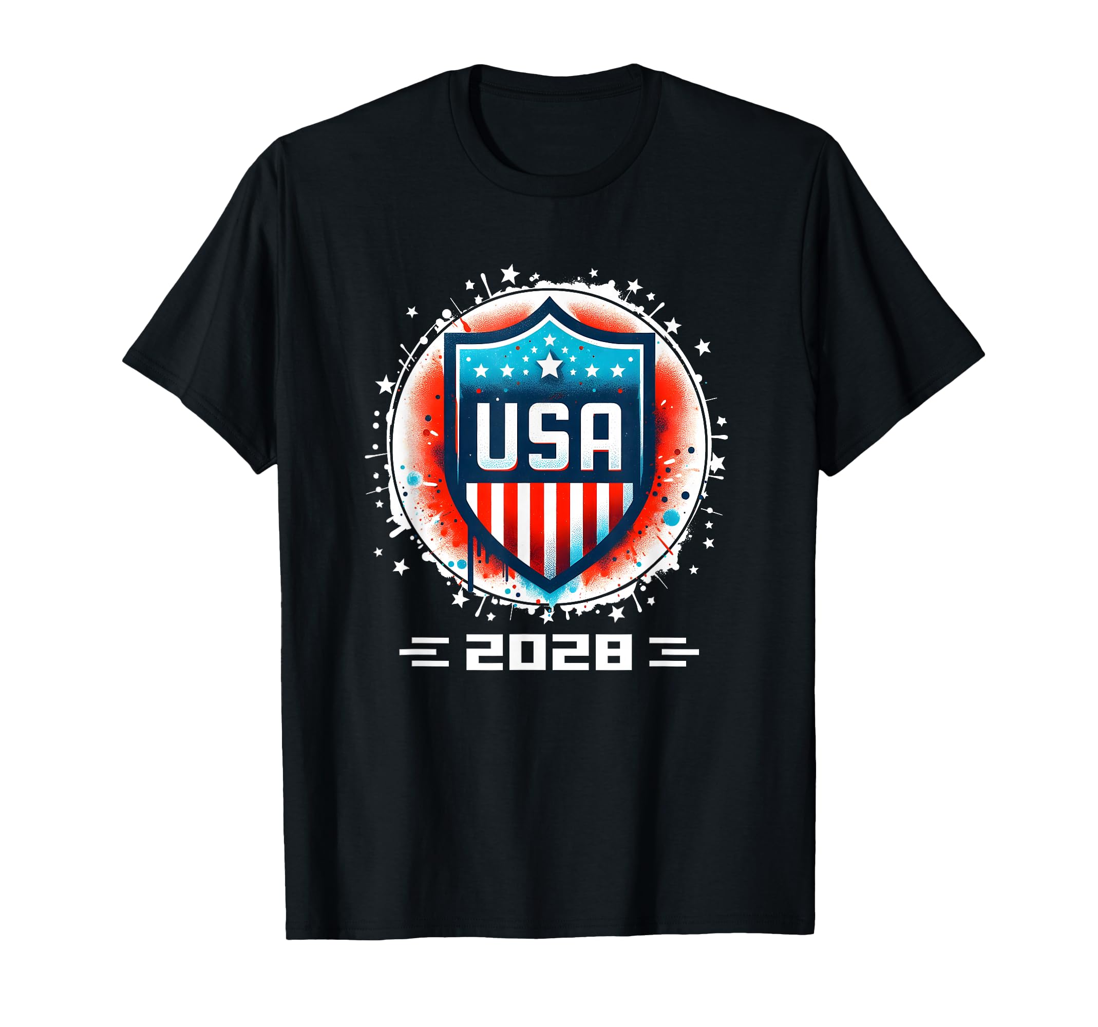 Usa 2028 Go United States Sport T-Shirt - Fun Novelty Design for Adults - T-Shirt, Sweatshirt, Hoodie