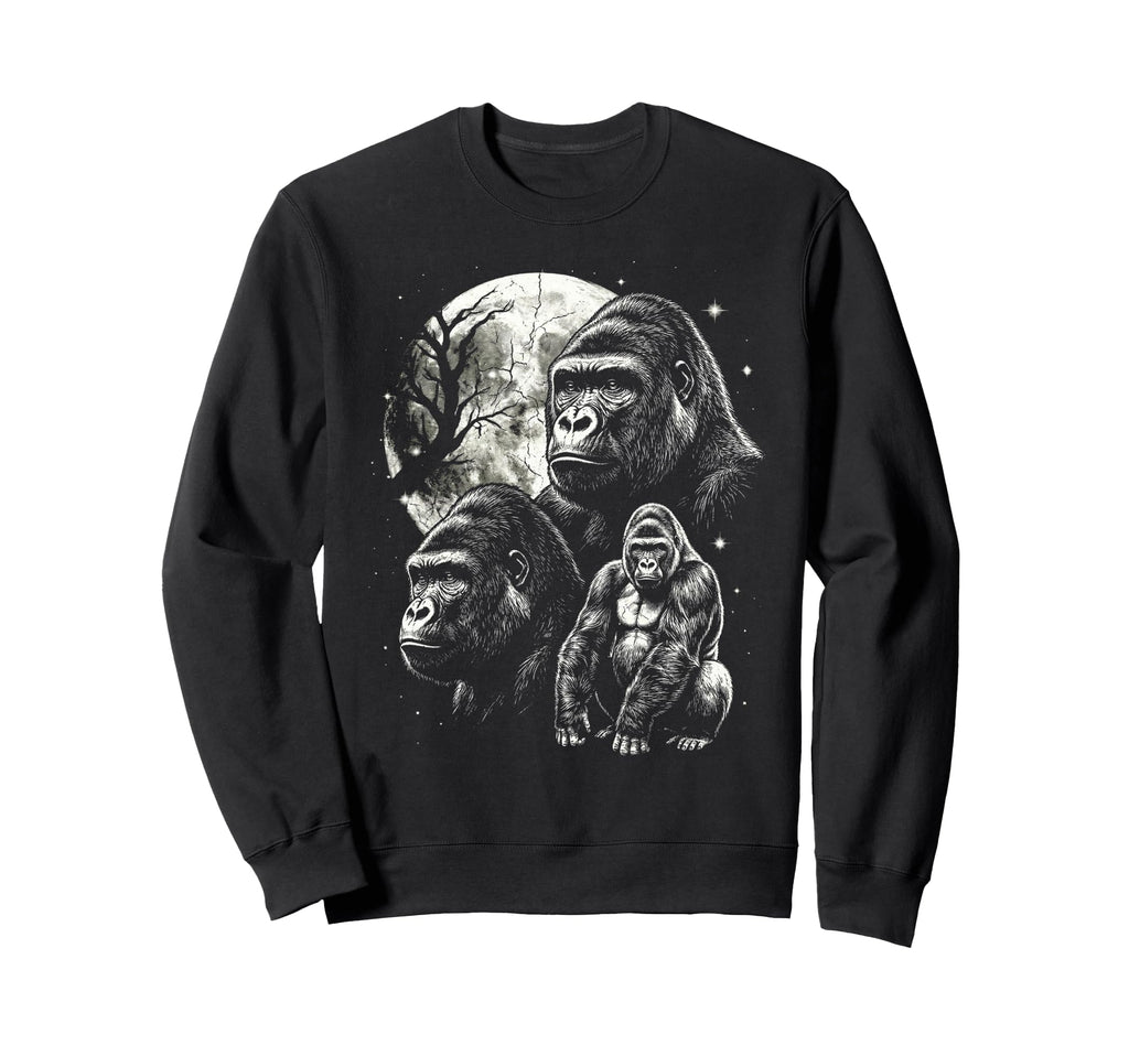 Gorilla Monkey 90S Aesthetic Y2K Sweatshirt - Novelty Apparel for Adults - T-Shirt, Sweatshirt, Hoodie