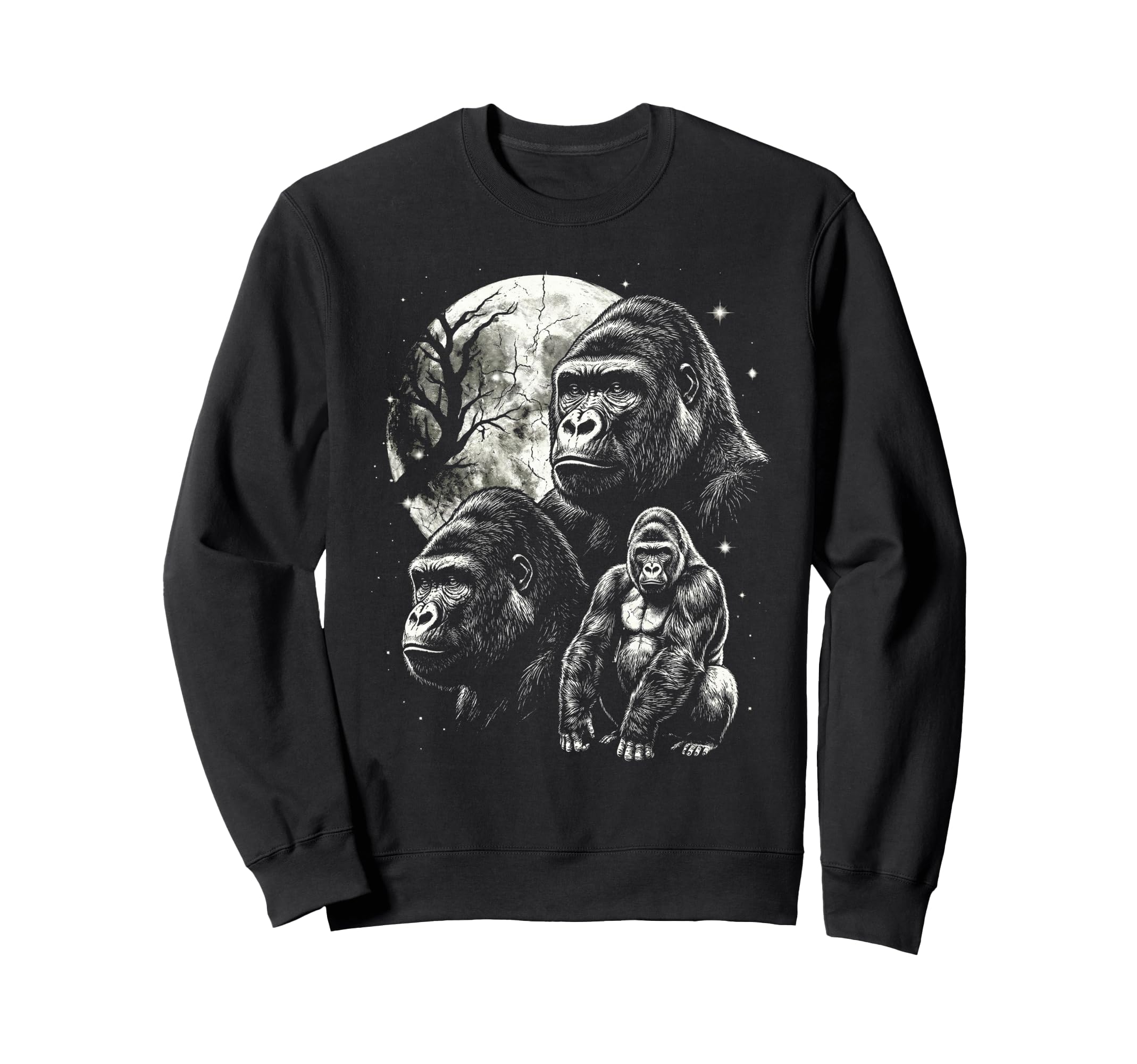 Gorilla Monkey 90S Aesthetic Y2K Sweatshirt - Novelty Apparel for Adults - T-Shirt, Sweatshirt, Hoodie