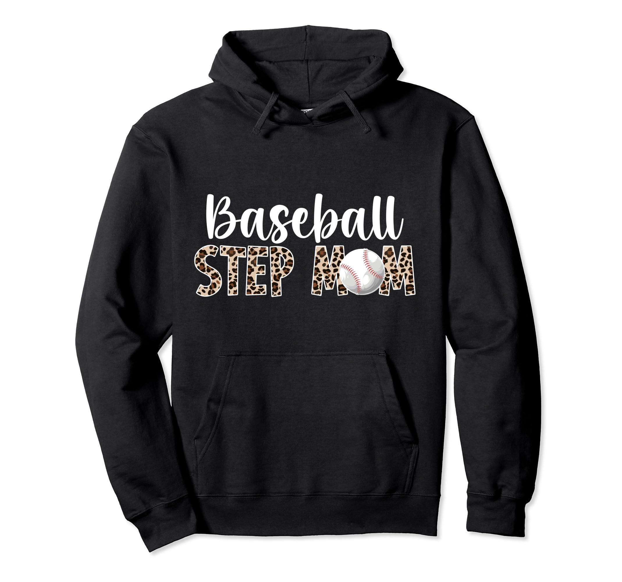 Baseball Step Mom Baseball Player Hoodie - Novelty Apparel for Adults - T-Shirt, Sweatshirt, Hoodie