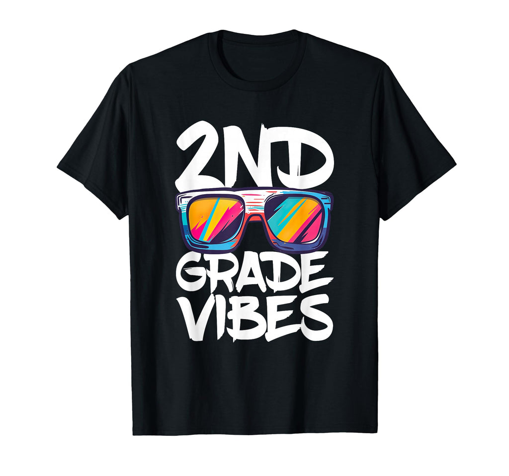 2Nd Grade Vibes Back To School Second T-Shirt - Graphic Print for Adults - T-Shirt, Sweatshirt, Hoodie