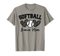 Personalized Baseball Heart Bonus Mom T-Shirt - Graphic Print for Adults - T-Shirt, Sweatshirt, Hoodie