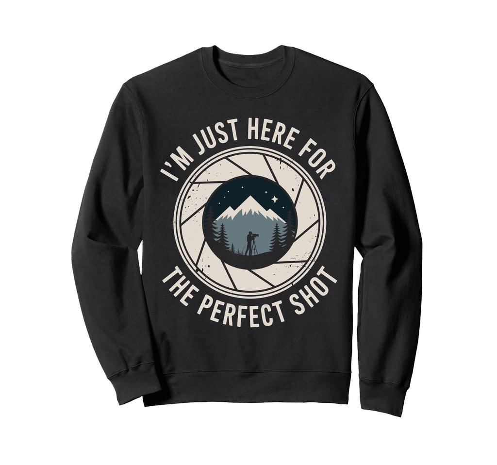 Photography Camera Photographer Lens Sweatshirt - Fun Novelty Design Unisex - T-Shirt, Sweatshirt, Hoodie