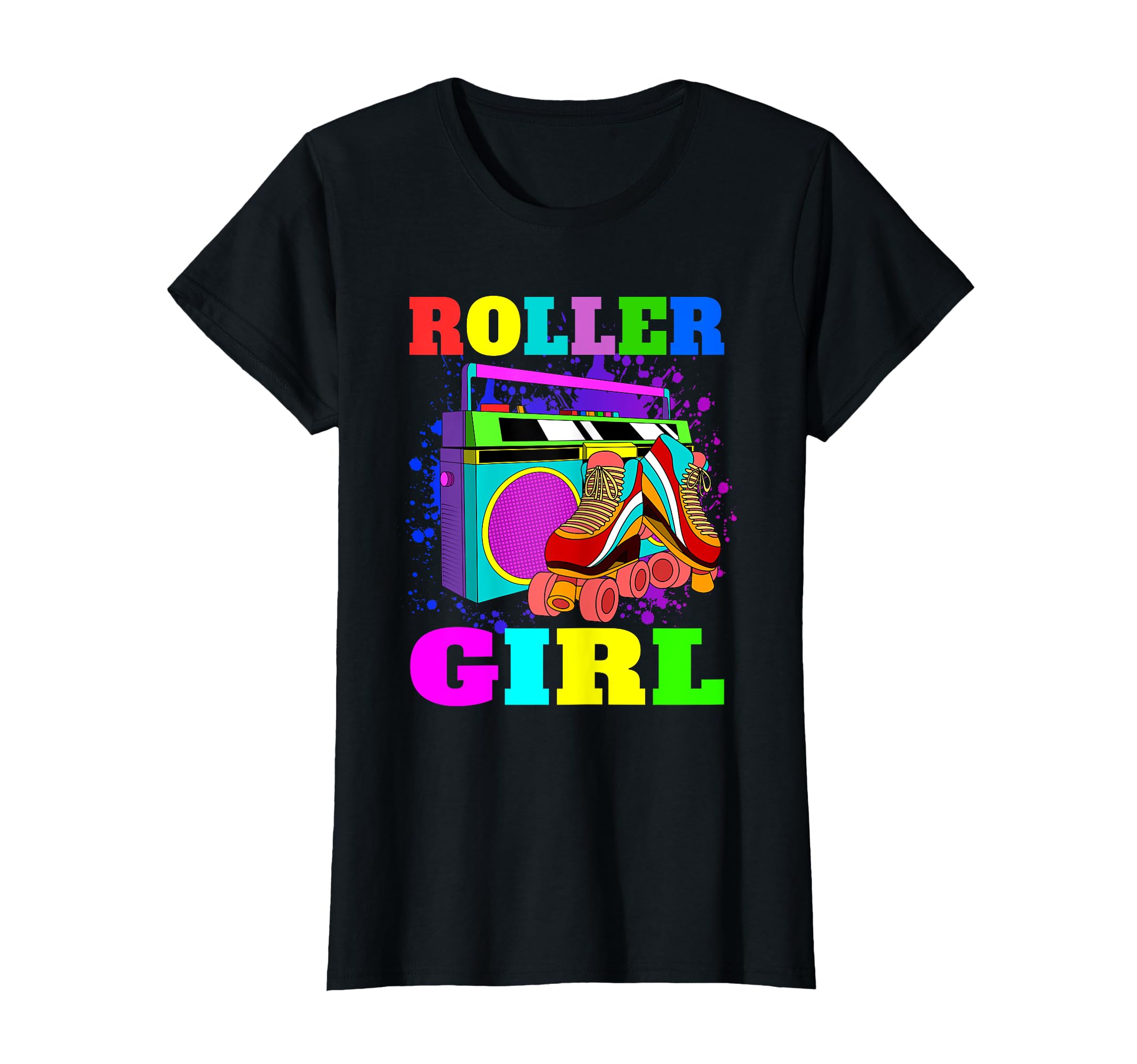 Roller Roller Skates 80S T-Shirt - Unique Graphic Unisex - T-Shirt, Sweatshirt, Hoodie