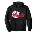 Auntie Baseball Player Aunt Baseball Hoodie - Novelty Apparel for Adults - T-Shirt, Sweatshirt, Hoodie