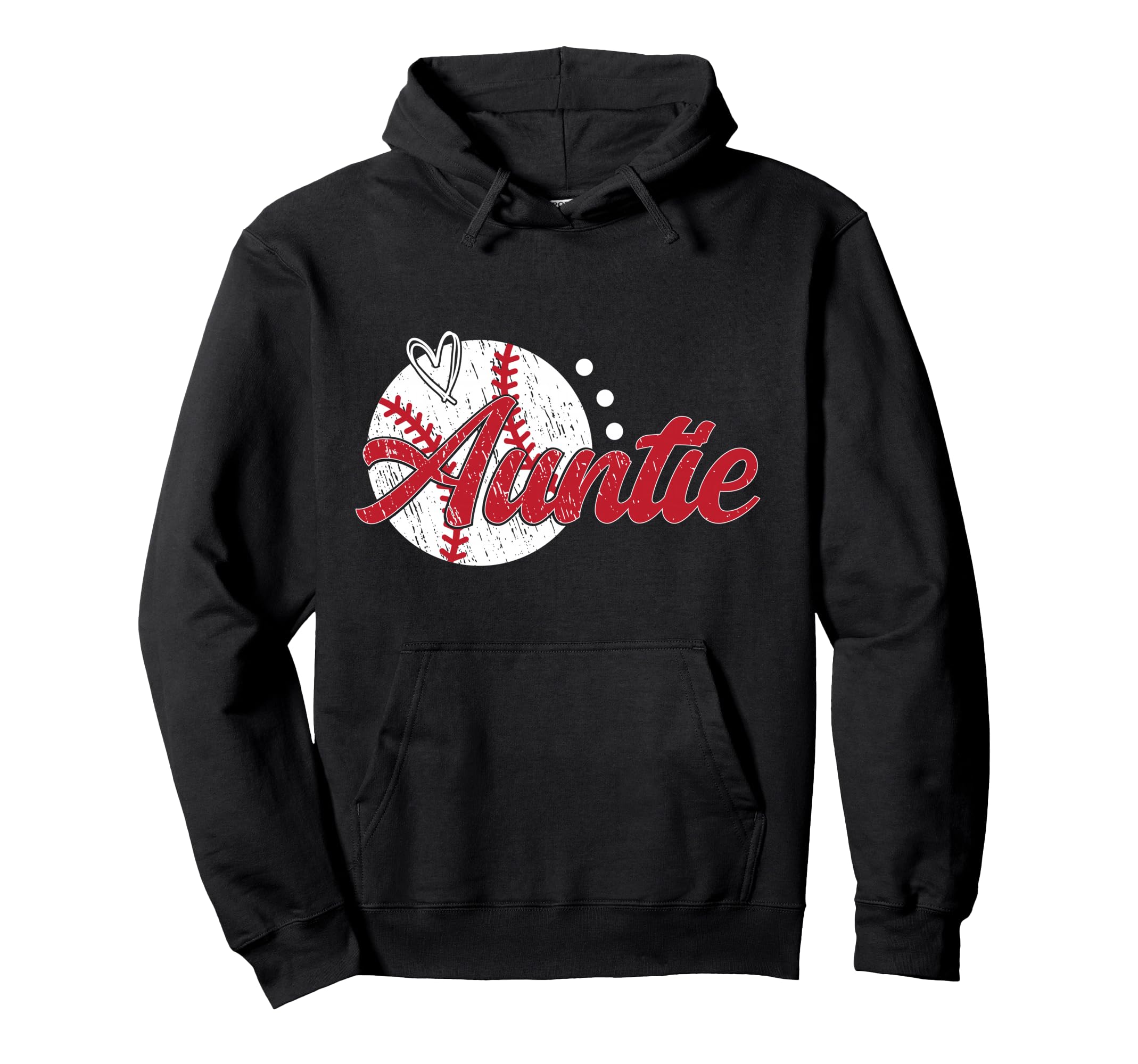 Auntie Baseball Player Aunt Baseball Hoodie - Novelty Apparel for Adults - T-Shirt, Sweatshirt, Hoodie