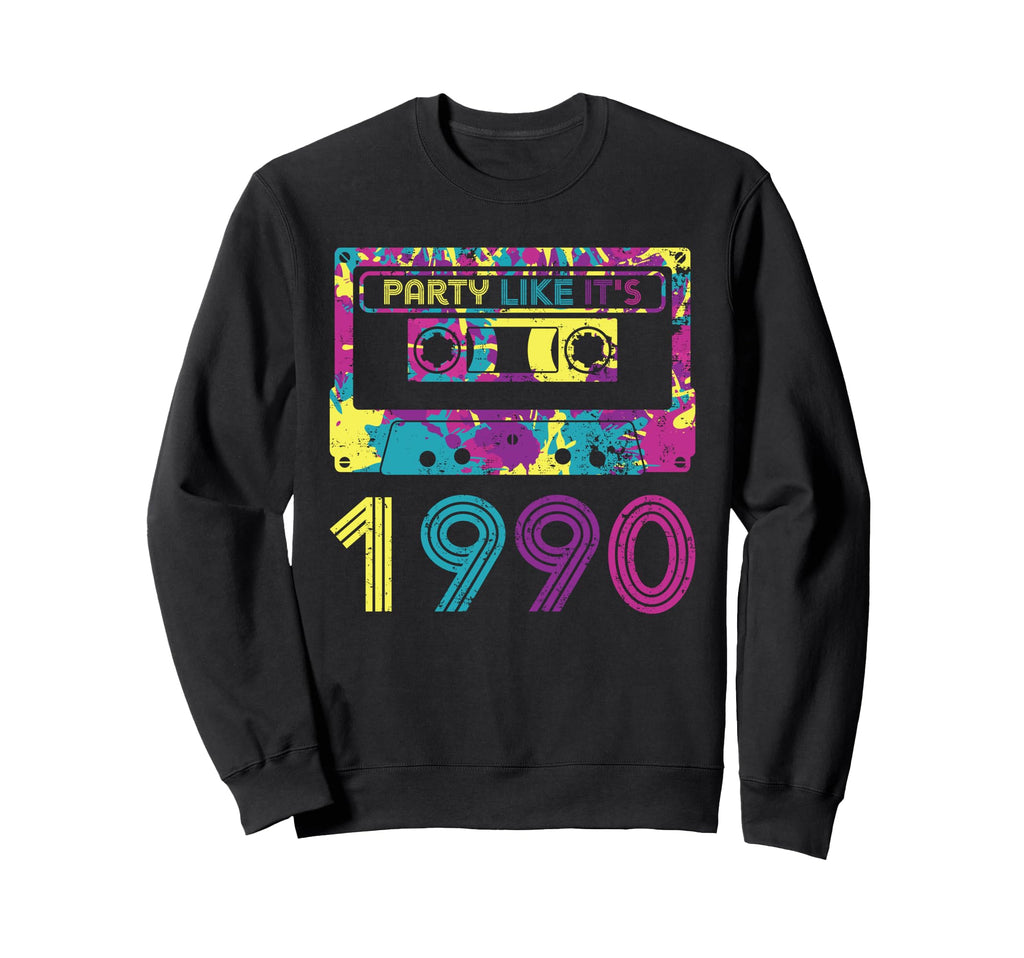 Party Like Its 1990 90S Cassette Tapes Sweatshirt - Streetwear Style Unisex - T-Shirt, Sweatshirt, Hoodie
