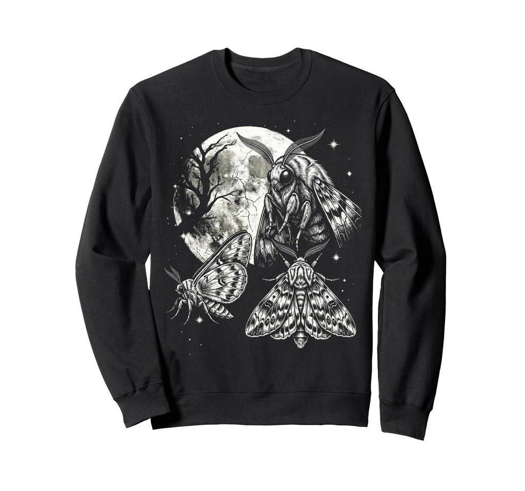 Moth 90S Aesthetic Y2K Moth Sweatshirt - Fun Novelty Design Unisex - T-Shirt, Sweatshirt, Hoodie
