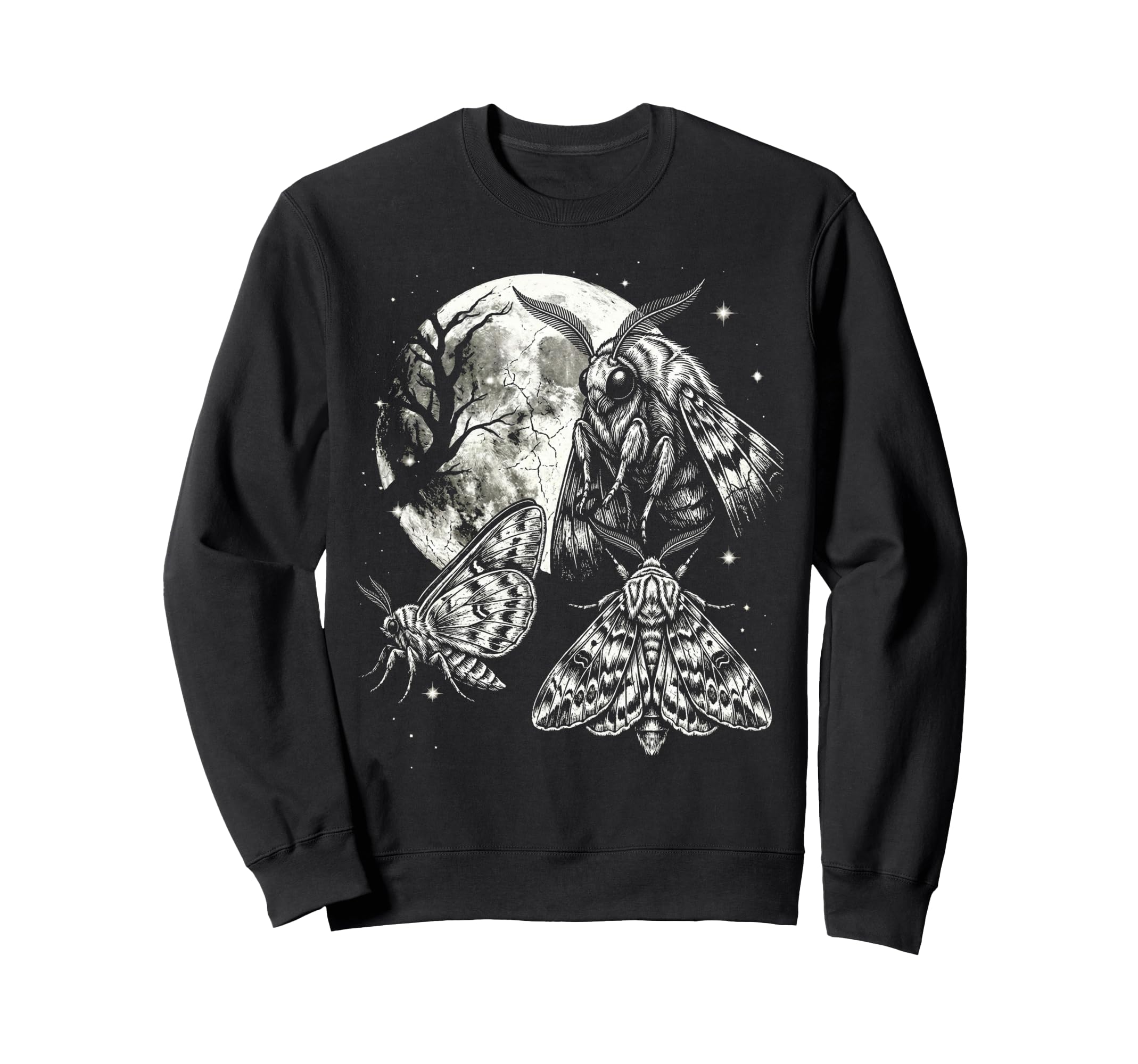 Moth 90S Aesthetic Y2K Moth Sweatshirt - Fun Novelty Design Unisex - T-Shirt, Sweatshirt, Hoodie