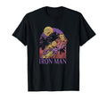 Marvel Iron Distressed Portrait T-Shirt - Custom Art Print Unisex - T-Shirt, Sweatshirt, Hoodie